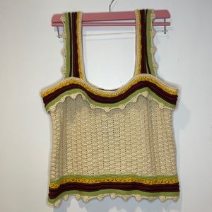 Marc New York Crochet tank top